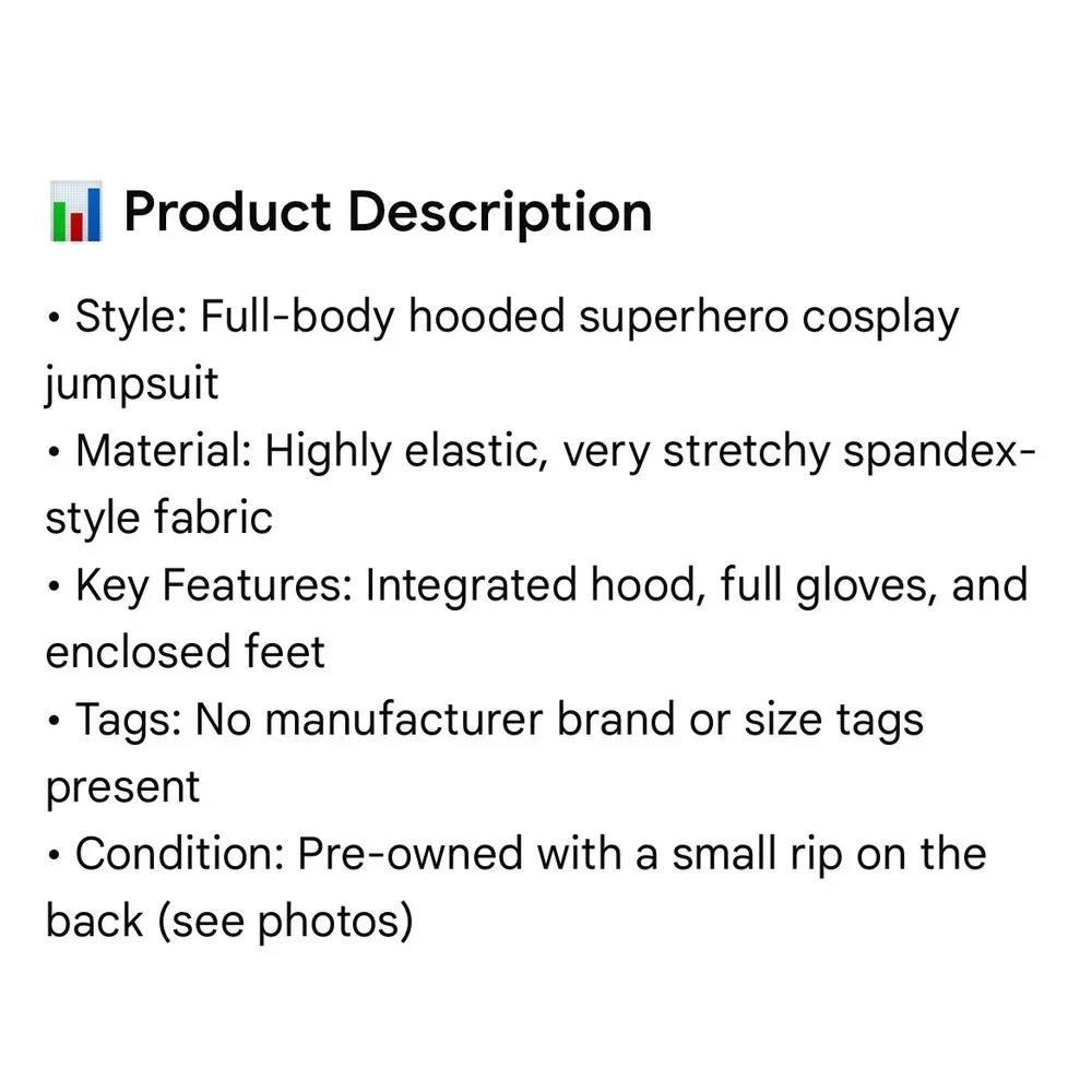 Spider Gwen Ghost Spider Kids Costume Jumpsuit Youth M L Hooded Cosplay Bodysuit